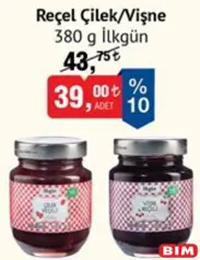İLKGÜN REÇEL ÇİLEK/VİŞNE 380 G
